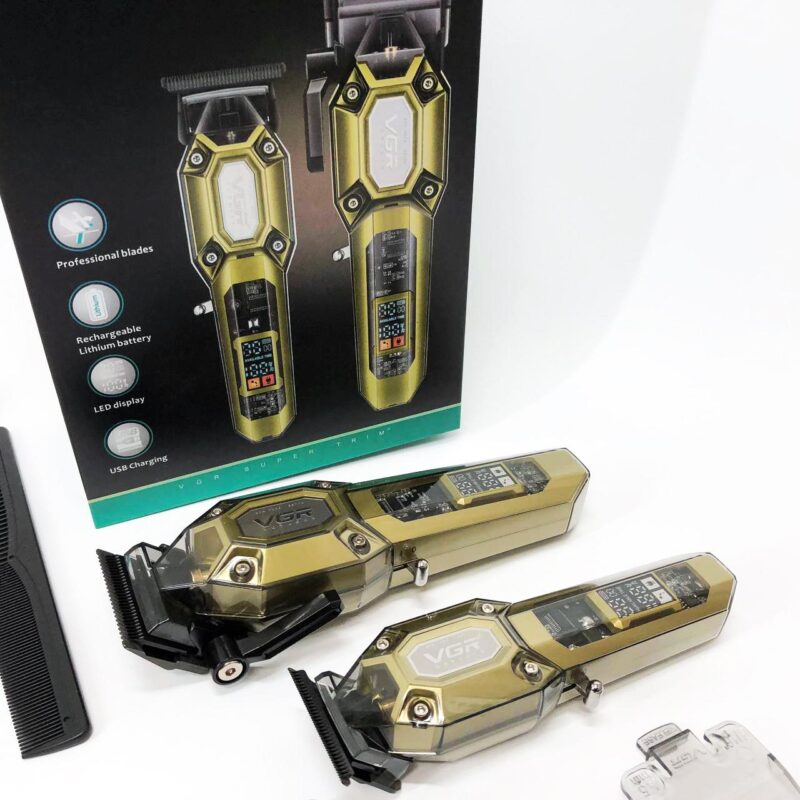 Комплект 2 до 1 VGR V-600 V-900 — зручний інструмент для професійної стрижки вдома.