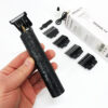 Машинка для стрижки волосся Vintage T9-2 BLACK — бездротовий тример з 4 насадками для ідеальної стрижки.