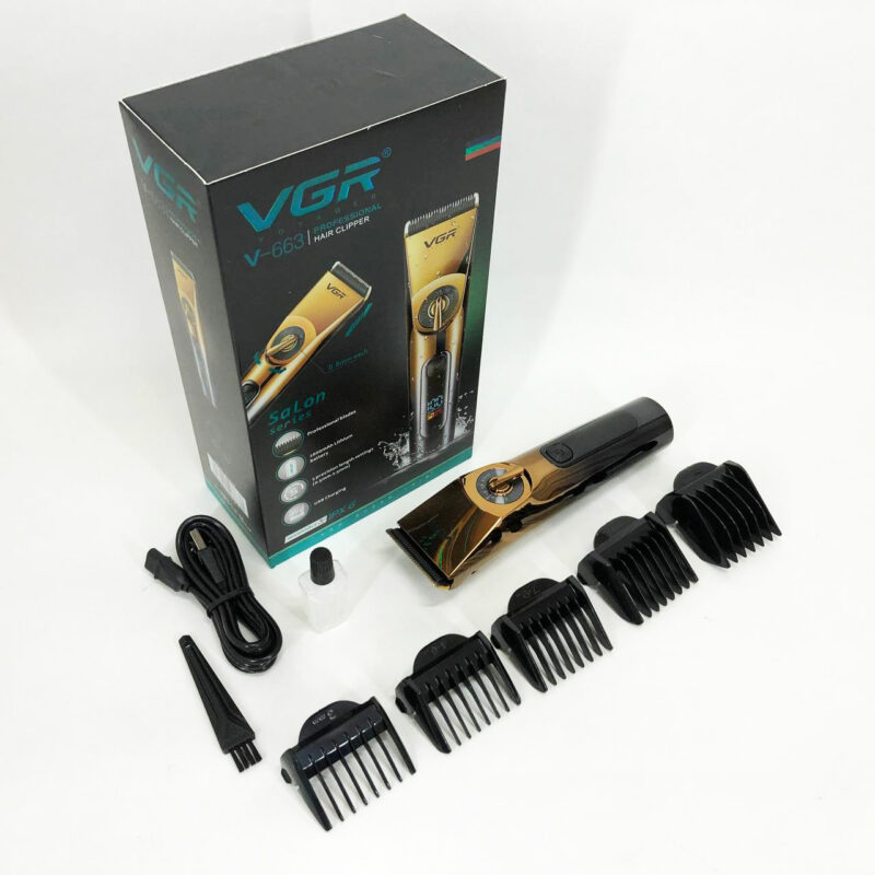 Професійна бездротова машинка для стрижки VGR V-663 — точність і зручність у кожному зрізі.