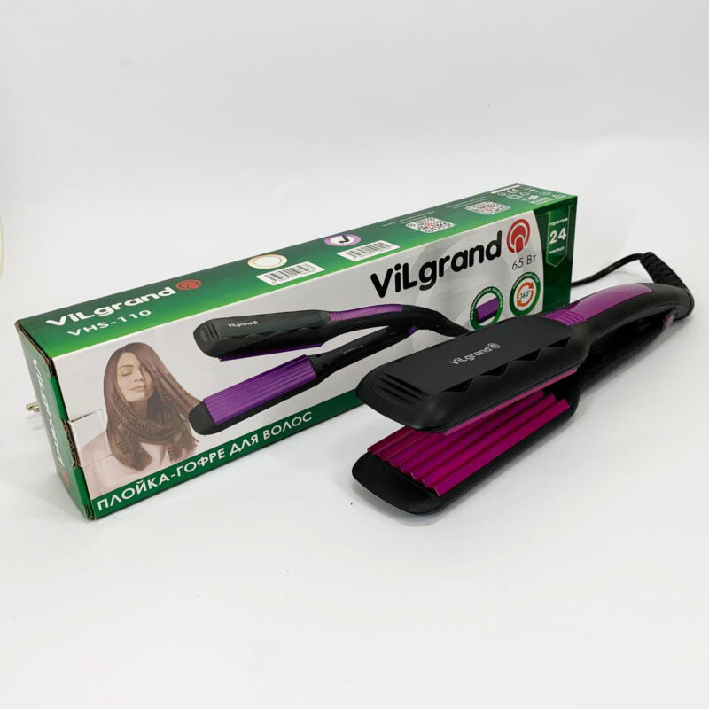 Волосся Плойка-гофре ViLgrand VHS-110 з керамічним покриттям для стильних укладок