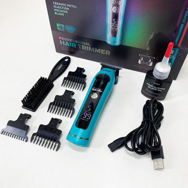 Тример VGR V-299. Синій. Потужний та багатофункціональний пристрій для догляду.