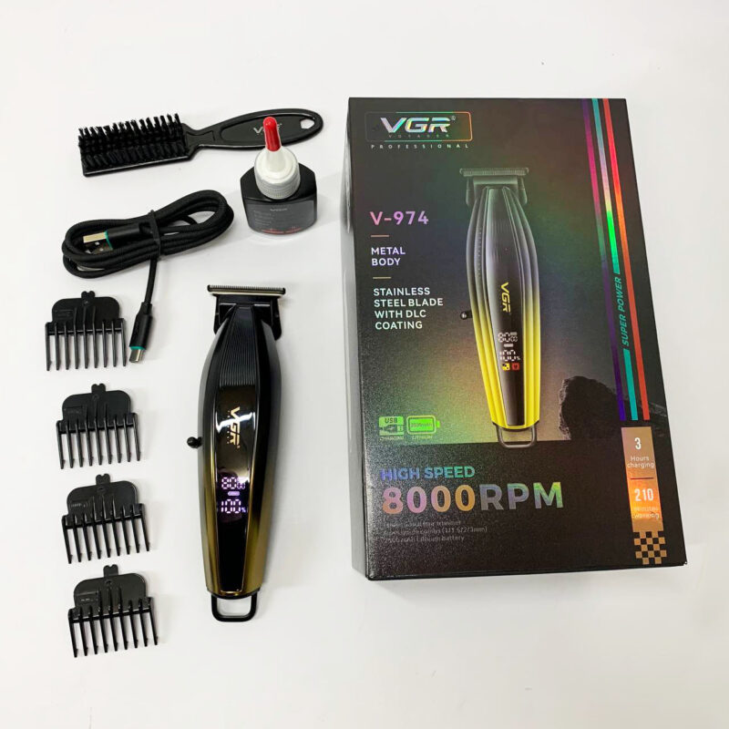 Тример VGR V-974 — бездротовий інструмент для ідеальної стрижки волосся.