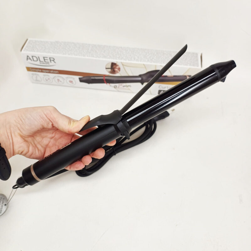 Плойка Adler AD 2115 Curly 100Вт з керамічним покриттям для локонів середньої товщини