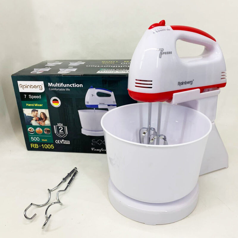 Миксер Rainberg RB-1005 500Вт з чашею 2 л для зручного приготування їжі