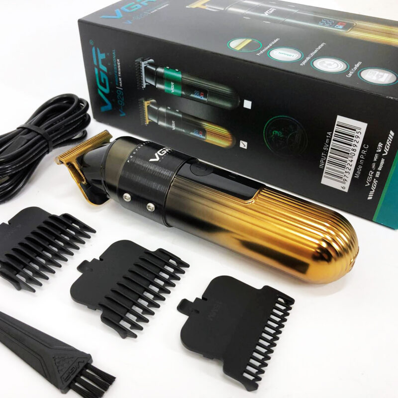 Машинка для стрижки волосся VGR V-929 акумуляторна — триммер для професійних результатів вдома