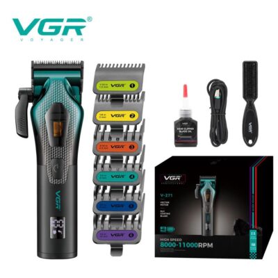 Акумуляторна машинка для стрижки VGR V-271 — потужний інструмент для професіоналів та домашнього використання.