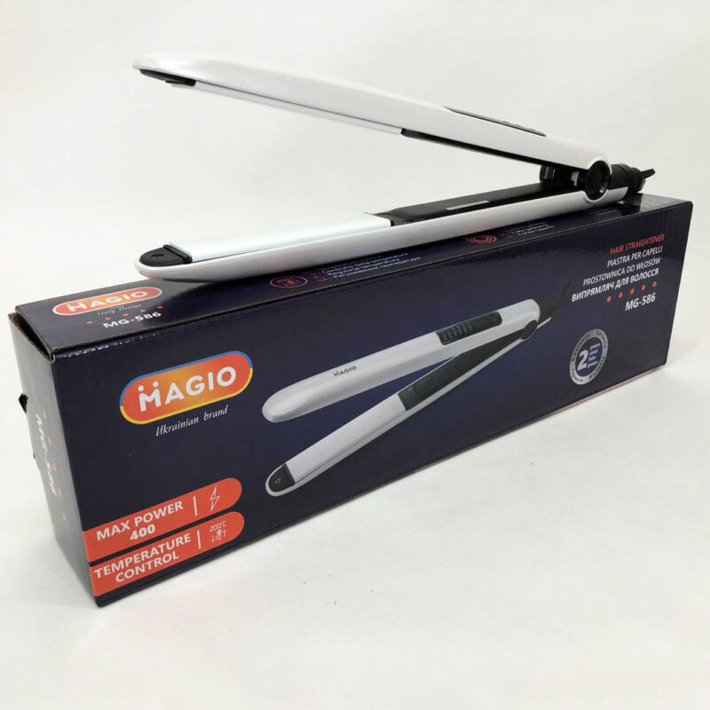 Щипці Magio MG-586 для волосся з електронним управлінням та керамічними пластинами