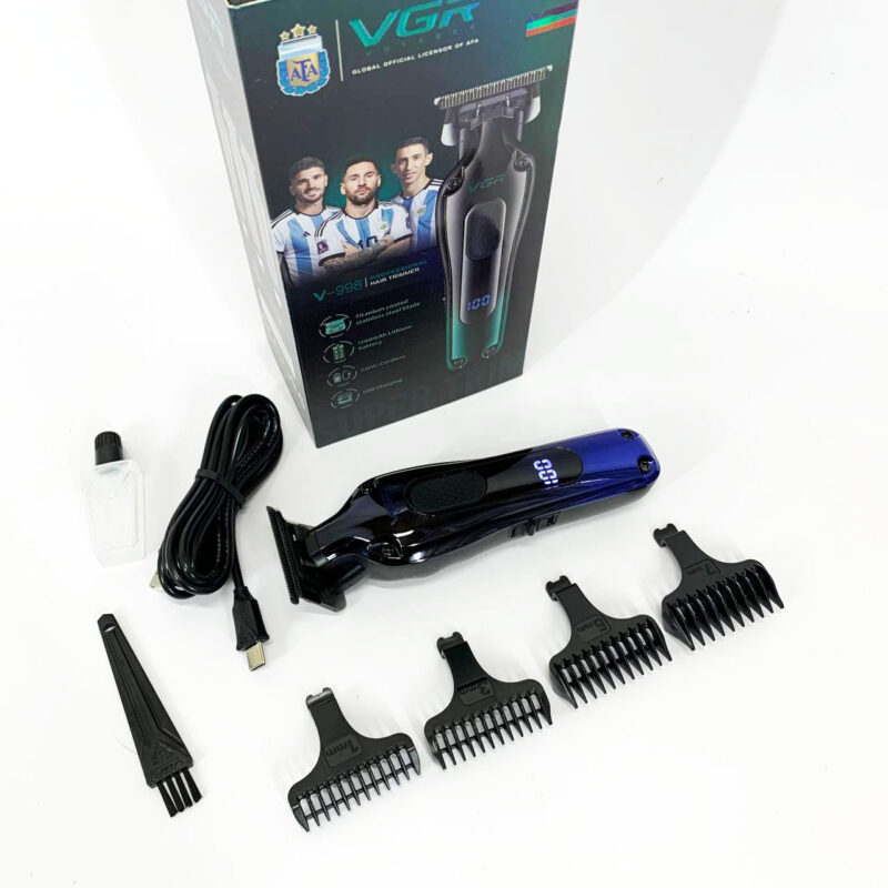 Тример VGR V-998 — до 180 хвилин автономної роботи для безперервної стрижки волосся.