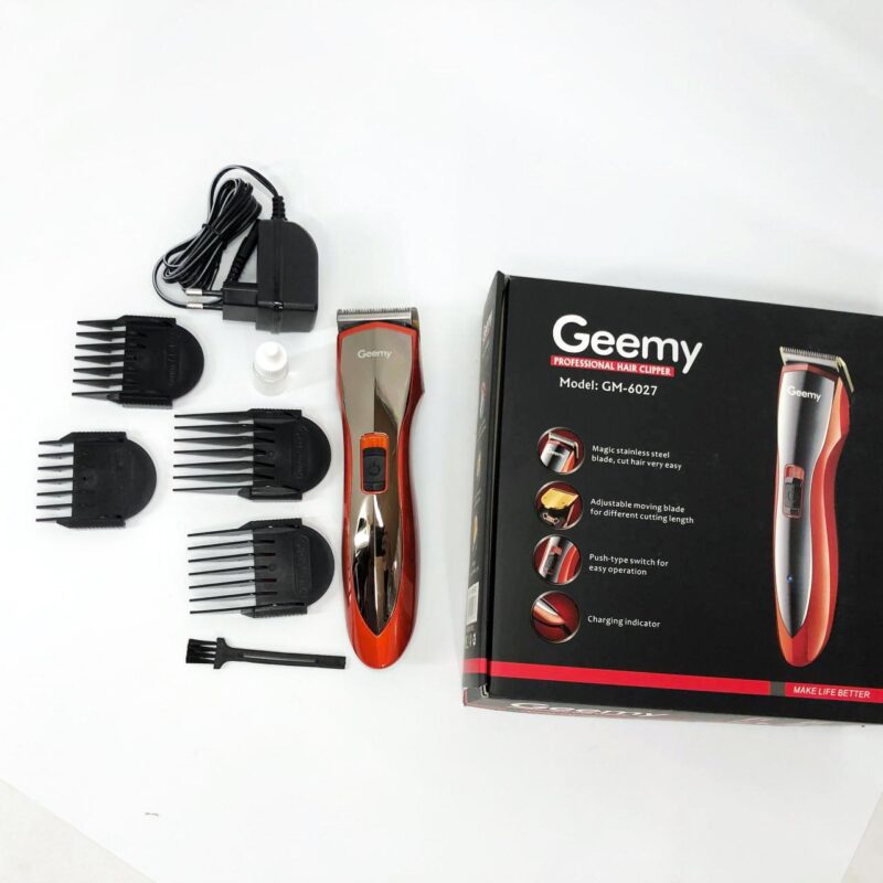 Машинка для стрижки волосся Gemei GM-6027 — практичний триммер для стильного догляду