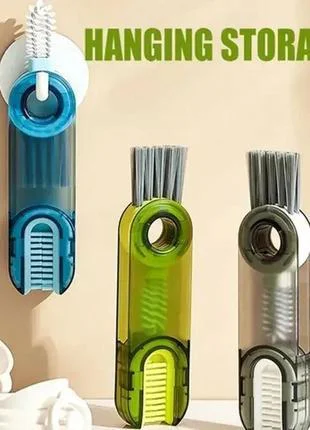 Щітка для чищення пляшок 3 в 1 U-подібна BRUSH AND569