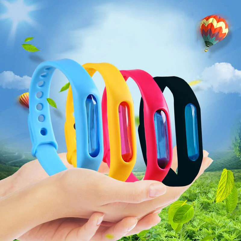 Lesko Anti Mosquito Band Силіконовий браслет від комарів 4 кольори натуральні компоненти для захисту від комах