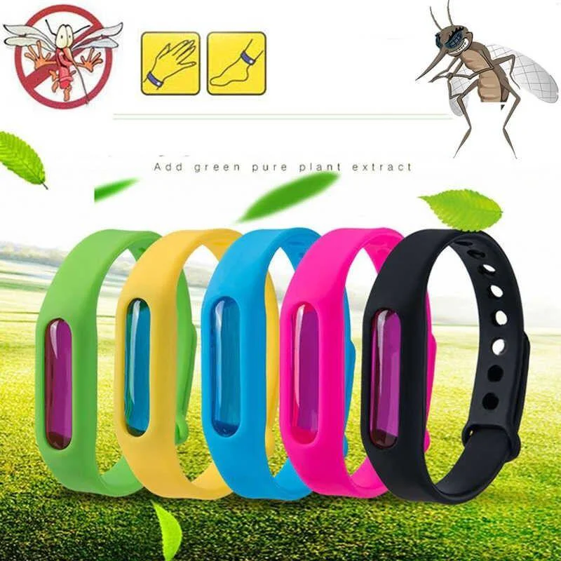 Lesko Anti Mosquito Band Силіконовий браслет від комарів 4 кольори натуральні компоненти для захисту від комах