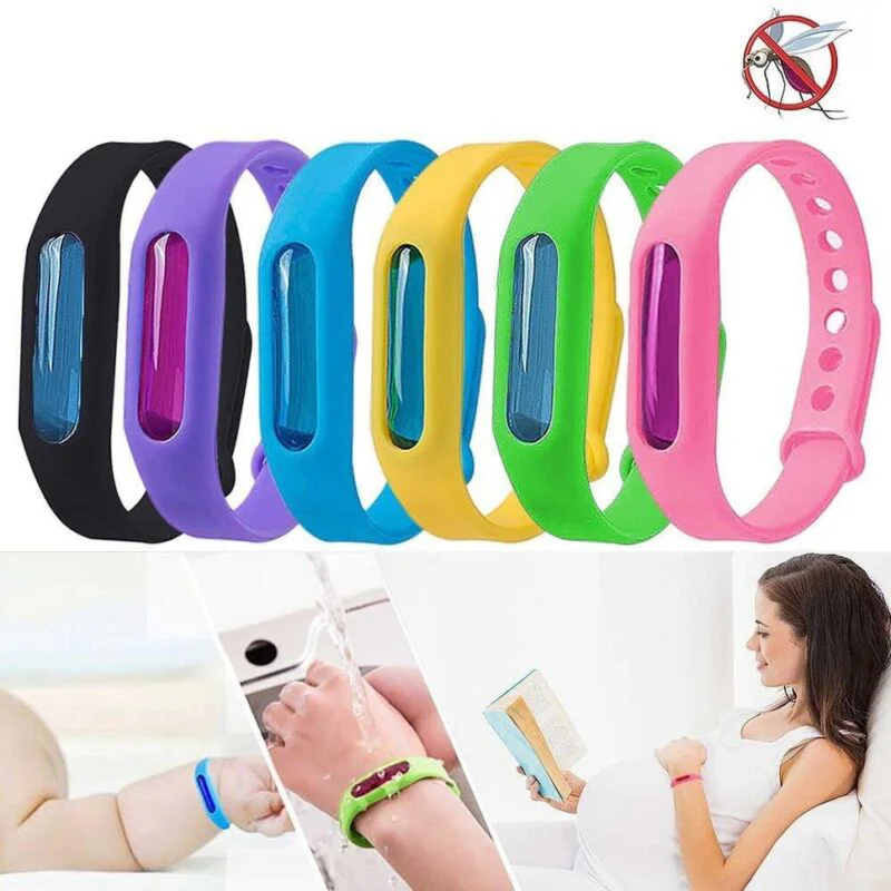 Lesko Anti Mosquito Band Силіконовий браслет від комарів 4 кольори натуральні компоненти для захисту від комах