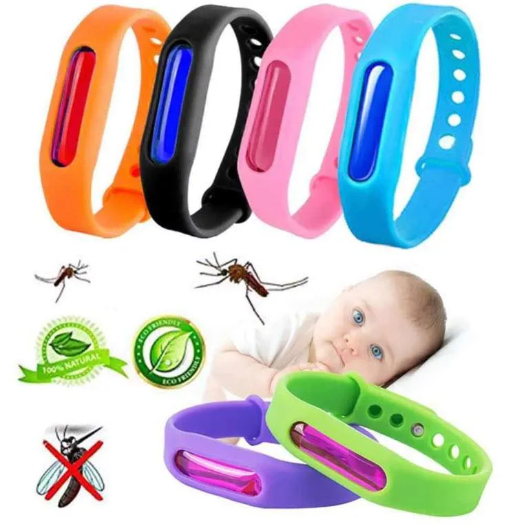 Lesko Anti Mosquito Band Силіконовий браслет від комарів 4 кольори натуральні компоненти для захисту від комах