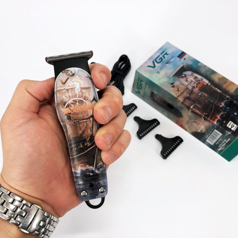 Професійний триммер VGR V-953 для стрижки волосся та бороди з насадками