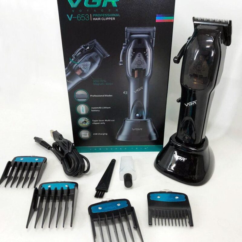 Машинка для стрижки волосся VGR Hair Clipper V-653 Voyager — ідеальні плавні переходи без зусиль