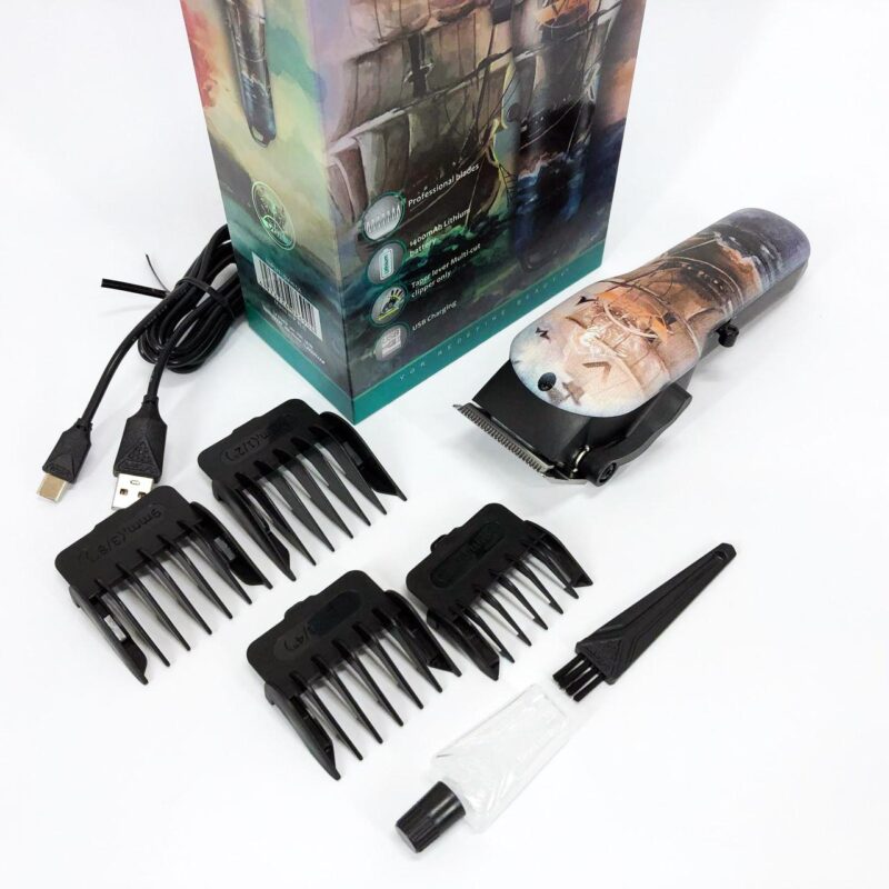 Акумуляторна машинка для стрижки VGR V-690 з USB зарядкою для професіоналів.