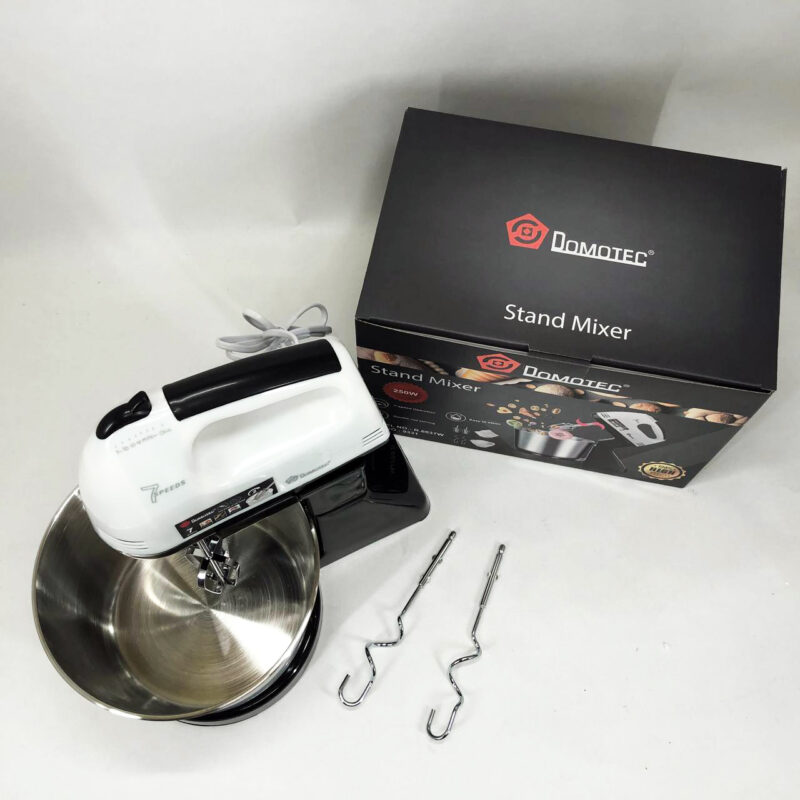 Миксер стаціонарний Domotec R6637W на 250 Вт з 7 швидкостями для кухні