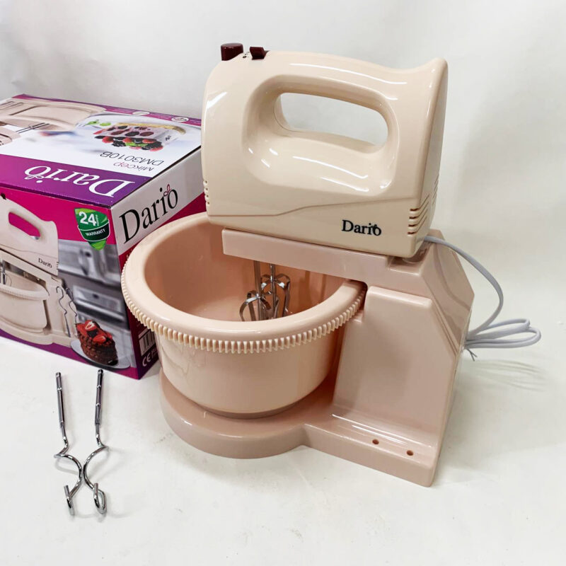 Миксер Dario DM3010B з чашею, 5 швидкостей і потужністю 300 Вт