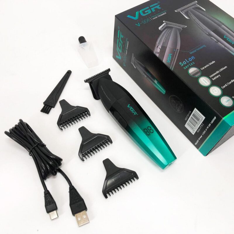 Машинка для стрижки волосся VGR V-906 тример для окантовки та стрижки бороди.