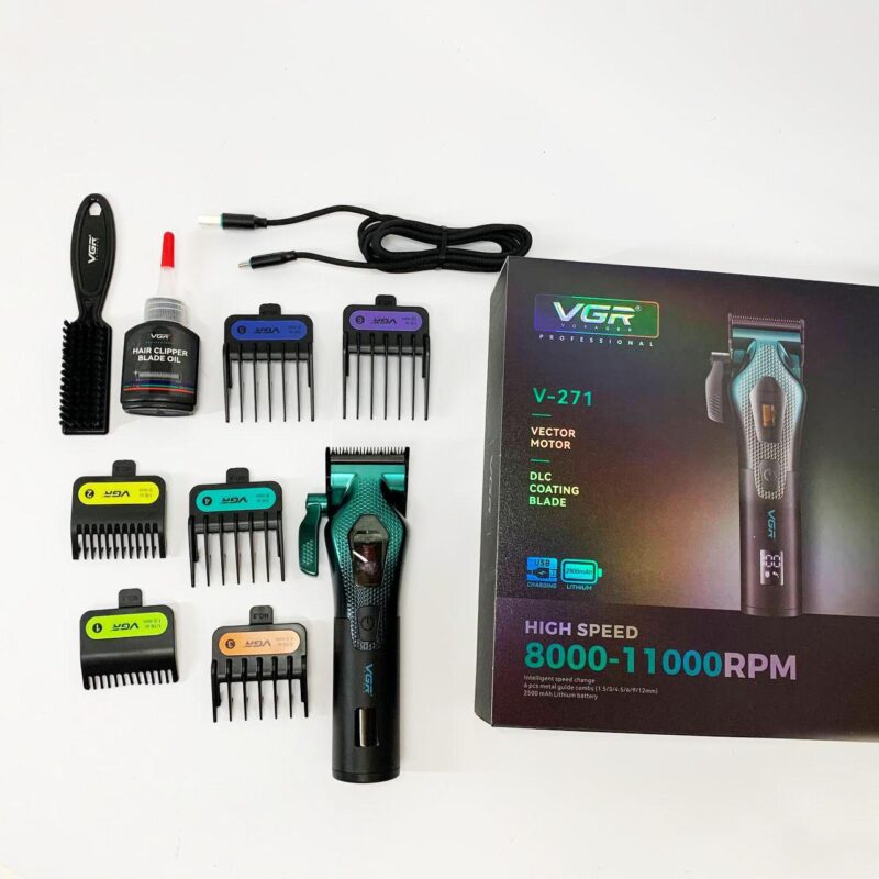 Акумуляторна машинка для стрижки VGR V-271 — потужний інструмент для професіоналів та домашнього використання.