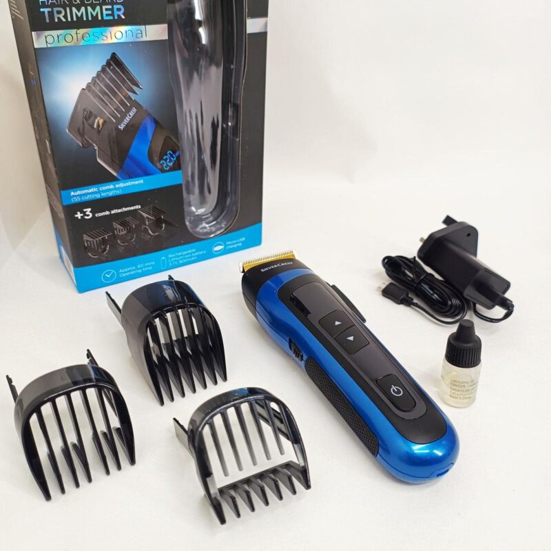 Машинка для стрижки волосся Silver Crest SHBSP 800 A1 з подвійним живленням для зручного догляду