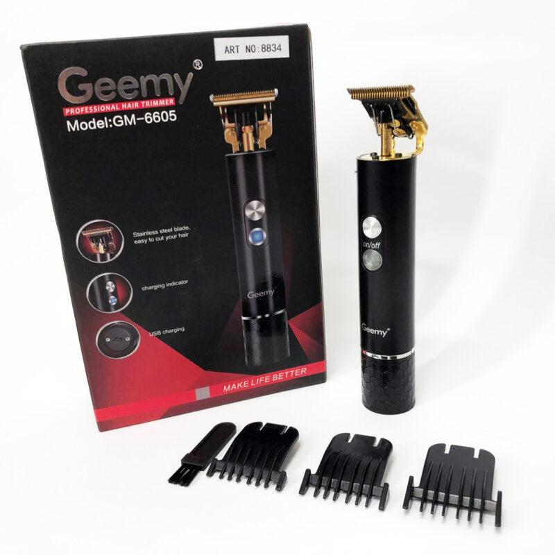 Професійна окантувальна машинка GEEMY GM-6605 для ідеальної стрижки волосся та бороди