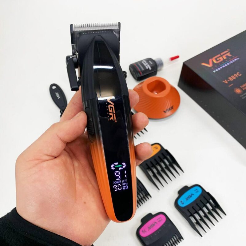 Машинка для стрижки волосся VGR V-889C з керамічними лезами та потужністю 9000RPM для ідеального стилю