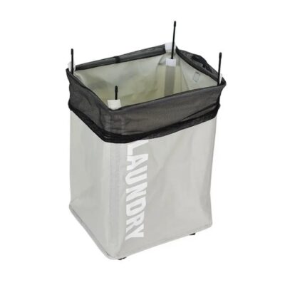 Тканинний кошик для білизни ROLLING BAG AND243 стильний дизайн та зручність 55*40*20 см поліестер білий кремовий