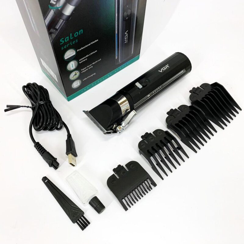 Акумуляторна машинка для стрижки VGR V-687 з автономністю до 300 хвилин