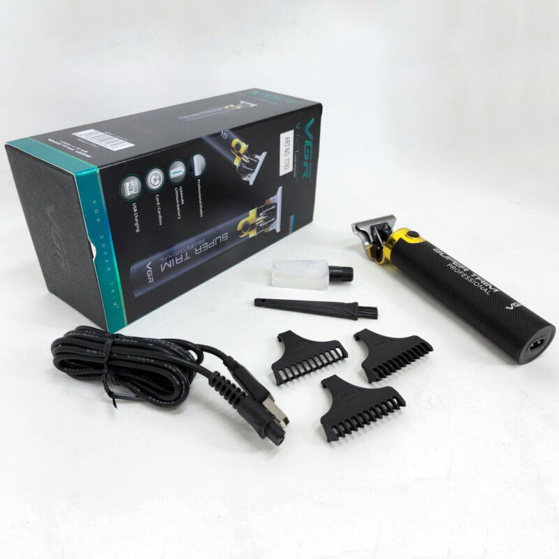 Машинка для стрижки VGR V-082 акумуляторна бездротова для професіоналів