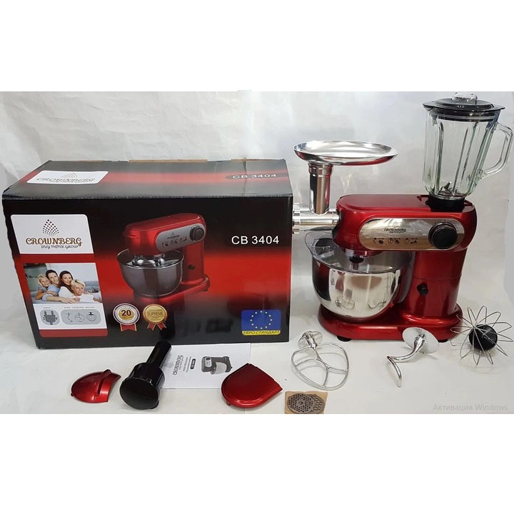 Кухонний комбайн Crownberg CB-3404 2200Вт — багатофункціональний пристрій для кухні