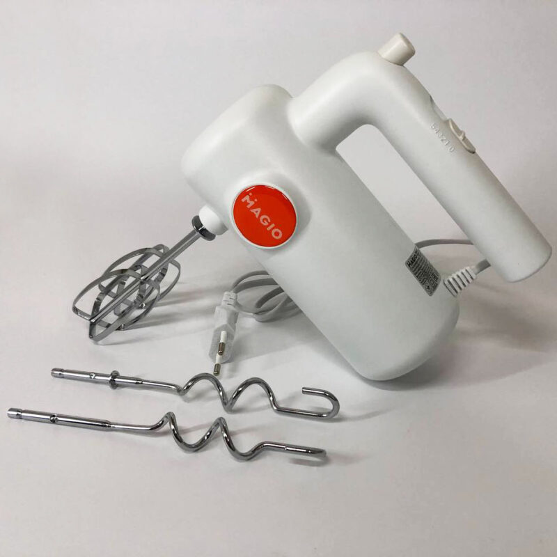 Миксер MAGIO MG-232 – потужний ручний прилад для комфортного використання на кухні.