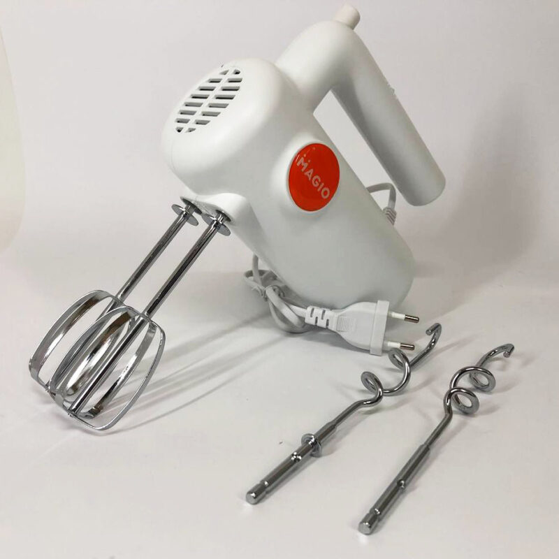 Миксер MAGIO MG-232 – потужний ручний прилад для комфортного використання на кухні.