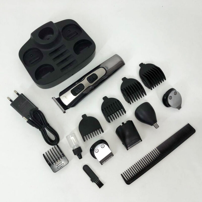 Машинка для стрижки GEMEI GM-592 10в1 — ідеальне рішення для догляду за зовнішністю.