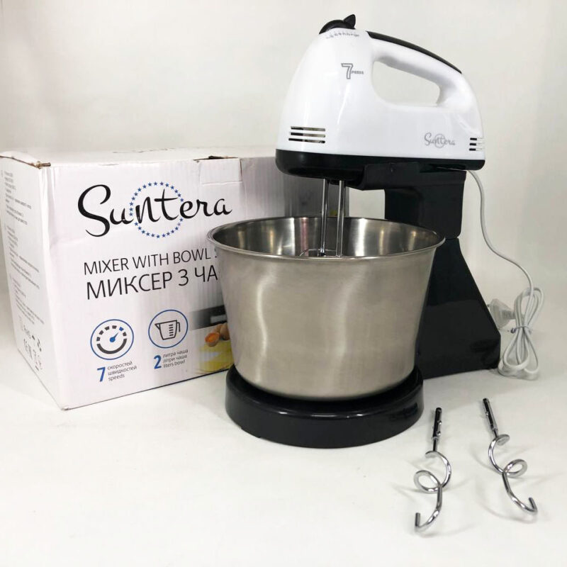 Миксер Suntera SMX-504 стаціонарний комбайн з потужністю 300 Вт для домашнього використання