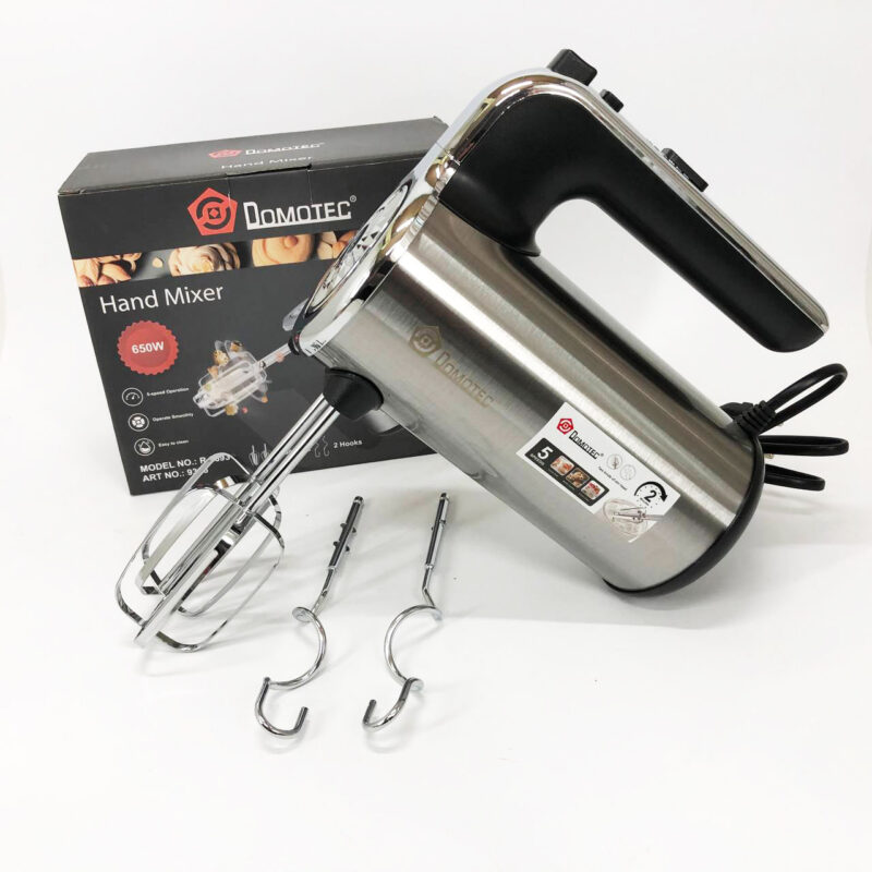 Миксер кухонний DOMOTEC R 6693 650W з 5 швидкостями для комфортного приготування їжі