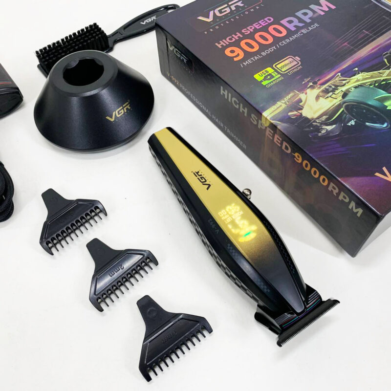 Машинка для стрижки волосся VGR V-992 GOLD з потужним мотором для ідеальної зачіски