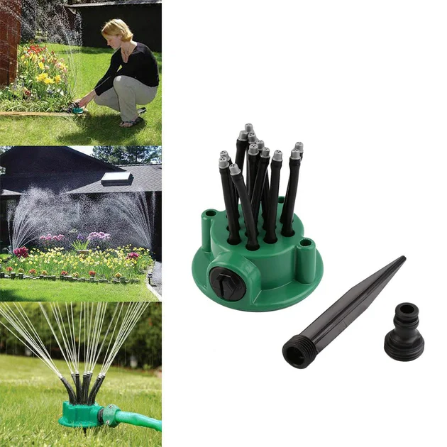 Розумна система поливу Multifunctional Water Sprinkler 360 градусів для газону та городу