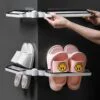 Універсальна поличка для взуття та рушників SHOE HOLDER 1 шт Унікальний дизайн для зберігання взуття та рушників, легка установка, довговічні матеріали, місткість.
