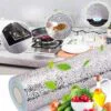 Універсальна самоклеюча нано-плівка ALUMINUM STICKER для кухні 5м - стильний захист меблів.