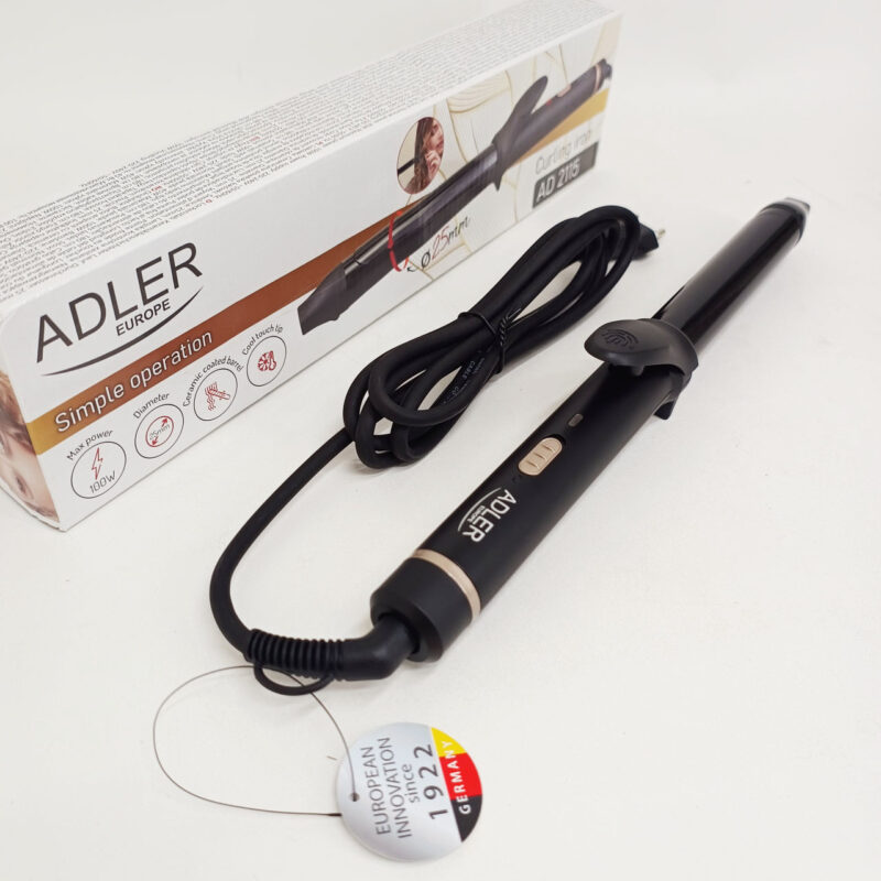 Плойка Adler AD 2115 Curly 100Вт з керамічним покриттям для локонів середньої товщини