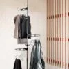 Вішалка Hanger floor to ceiling для одягу сушарка телескопічна 2,3-2,9м нержавіюча сталь