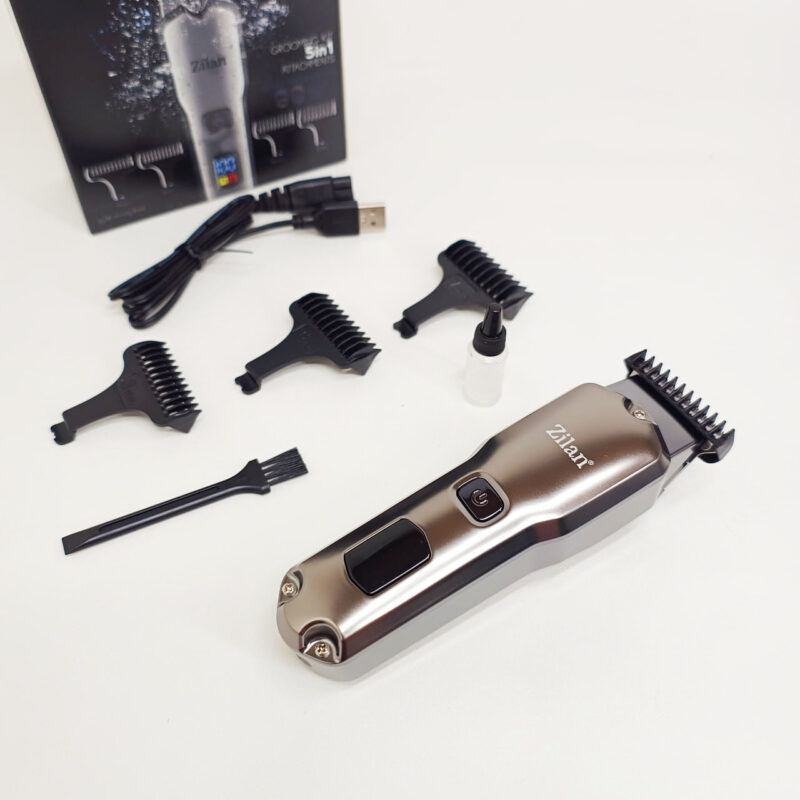 Тример для бороди та вусів Zilan ZLN8634 — 5 у 1 для ідеального вигляду