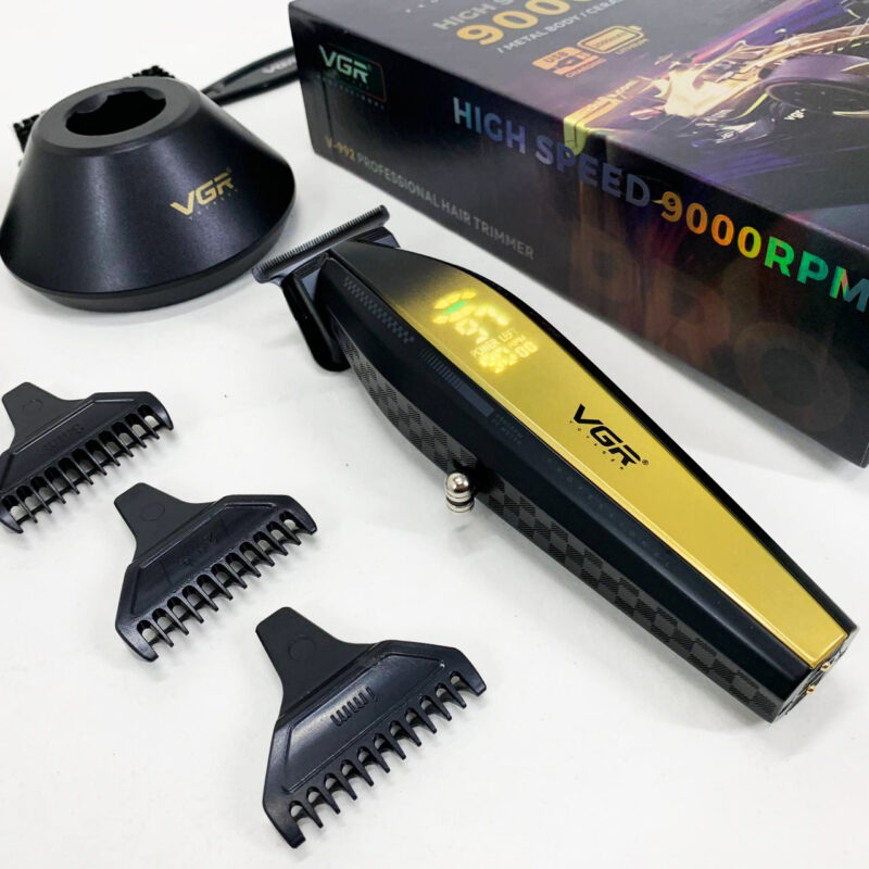 Машинка для стрижки волосся VGR V-992 GOLD з потужним мотором для ідеальної зачіски
