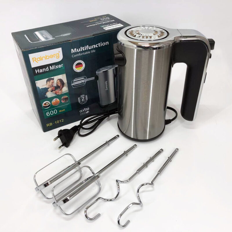 Миксер ручний електричний Rainberg RB-1012 600W – потужний кухонний помічник