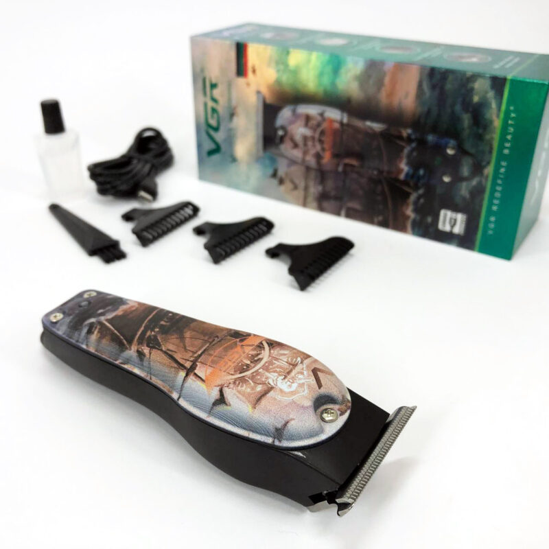 Професійний триммер VGR V-953 для стрижки волосся та бороди з насадками