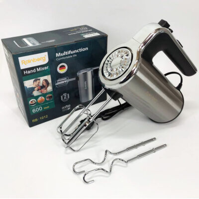 Миксер ручний електричний Rainberg RB-1012 600W – потужний кухонний помічник