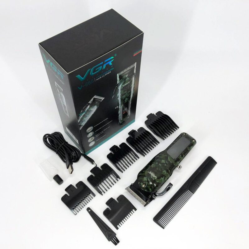Машинка для стрижки волосся VGR V-665 – ідеальний помічник для стильних стрижок вдома