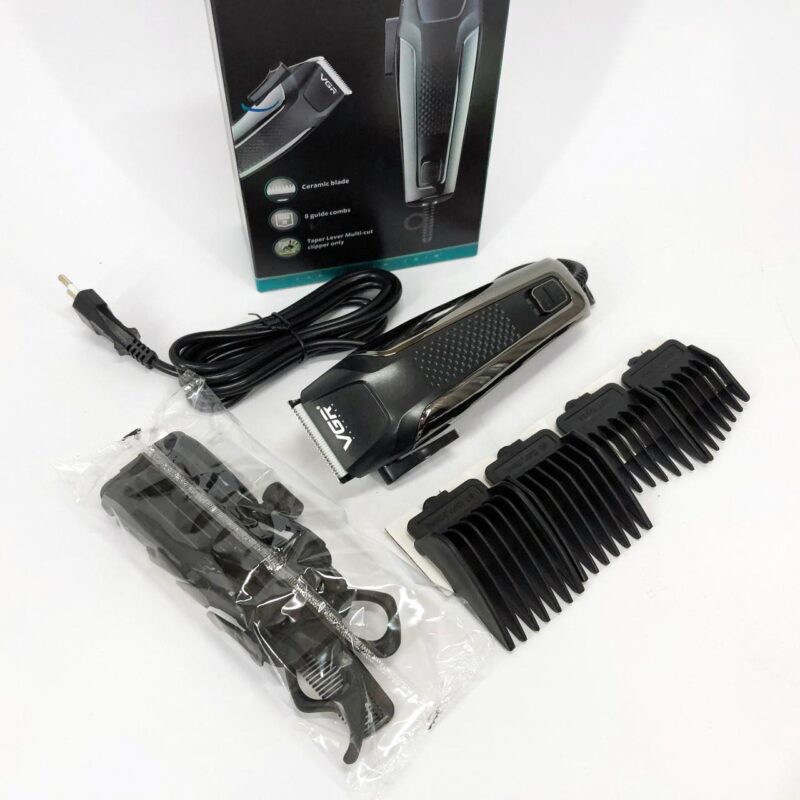 Машинка для стрижки волосся VGR V-120 — універсальний тример для бороди з насадками